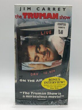 The Truman Show 1998 VHS VCR Video Tape Movie